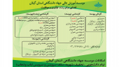 رشته های موسسه آموزش عالی جهاددانشگاهی استان گیلان