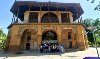 بازدید علمی دانشجویان معماری از بناهای تاریخی شهر قزوین